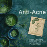 ماسک پودری اسپیرولینا ضدجوش لدورا هربال 10عددی