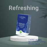 ماسک پودری اسپیرولینا شاداب کننده لدورا هربال 10 عددی