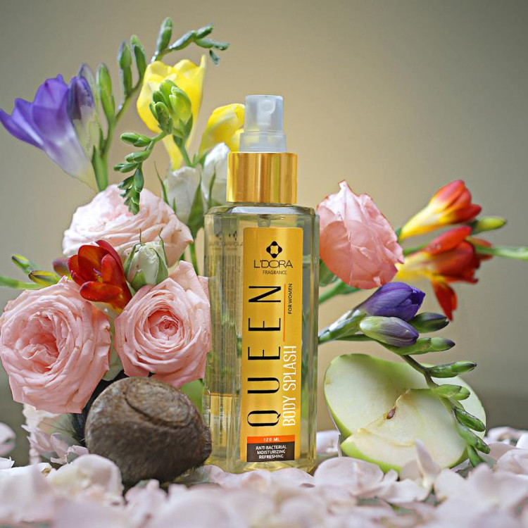 اسپری خوشبوکننده بدن زنانه مدل Queen لدورا فرگرنس