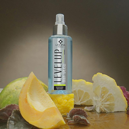 اسپری خوشبوکننده بدن مردانه مدل Level up لدورا فرگرنس
