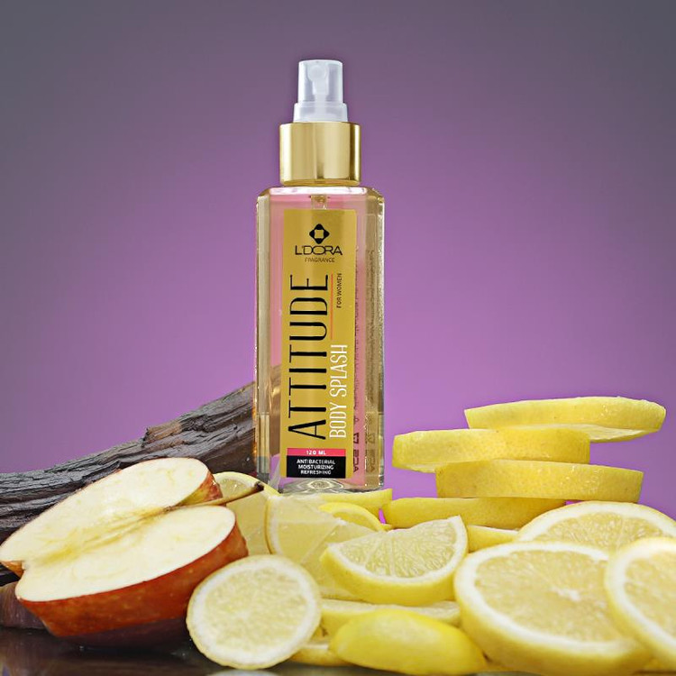 اسپری خوشبوکننده بدن زنانه مدل Attitude لدورا فرگرنس 120 میلی لیتر
